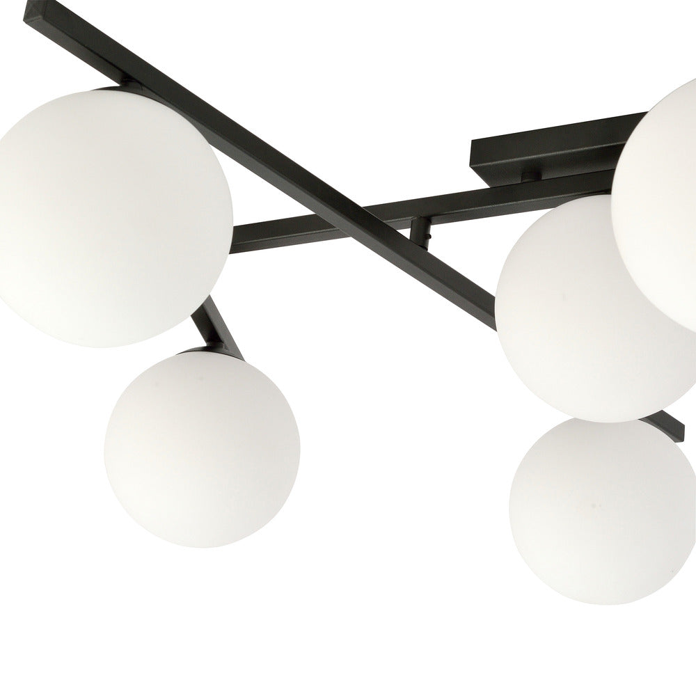 Emibig Smart 5 Black/Opal Chandelier