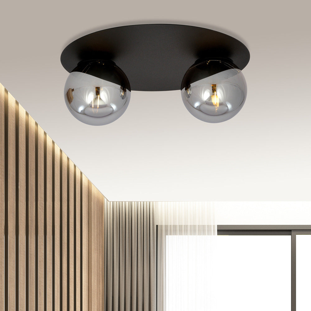 Emibig Solar 2 Chandelier Black/Graphite