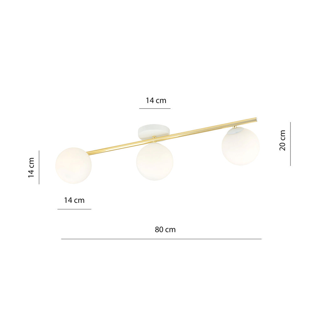 Emibig Splendi 3 White Pendant Light