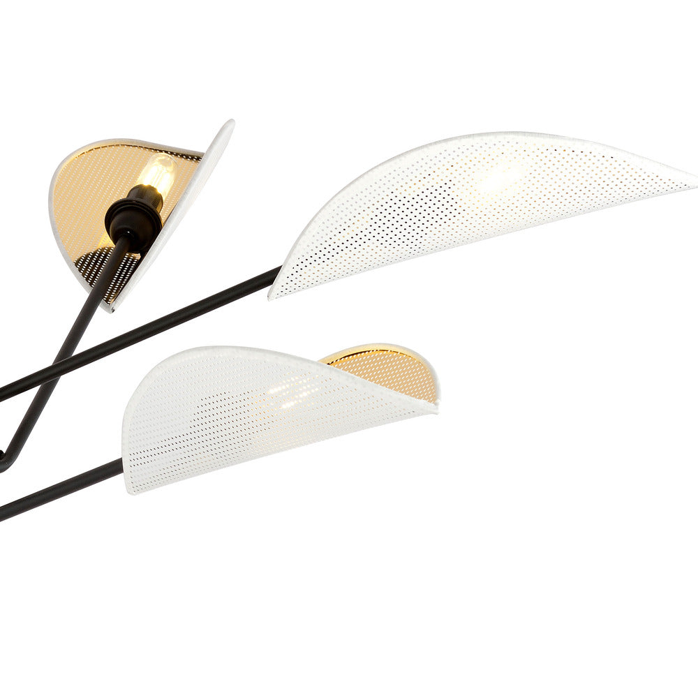 Emibig Vene 4 White/Gold Chandelier