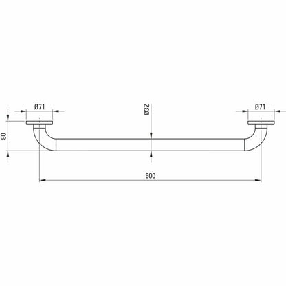 Deante Lehnen Concept Pro 60 cm Support Handle