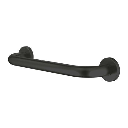 Matte black support handle Grohe Essentials 35 cm