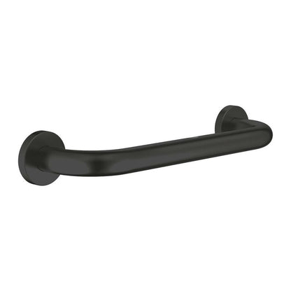 Matte black support handle Grohe Essentials 35 cm