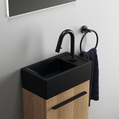 Ideal Standard i.life Matte Black Furniture Handle 27 cm