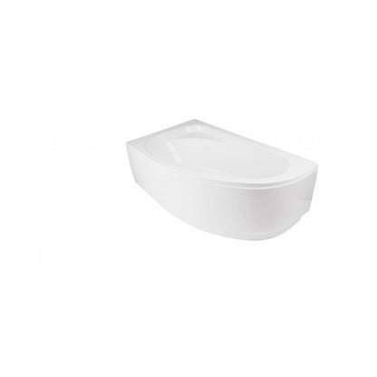 Маска за вана Besco Cornea 140x80 см, монтаж вляво