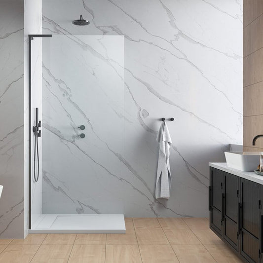 Душ параван тип Walk-in Radaway Modo SL II GunMetal матово-прозрачен 100 cm стъкло закалено 8 mm ляво