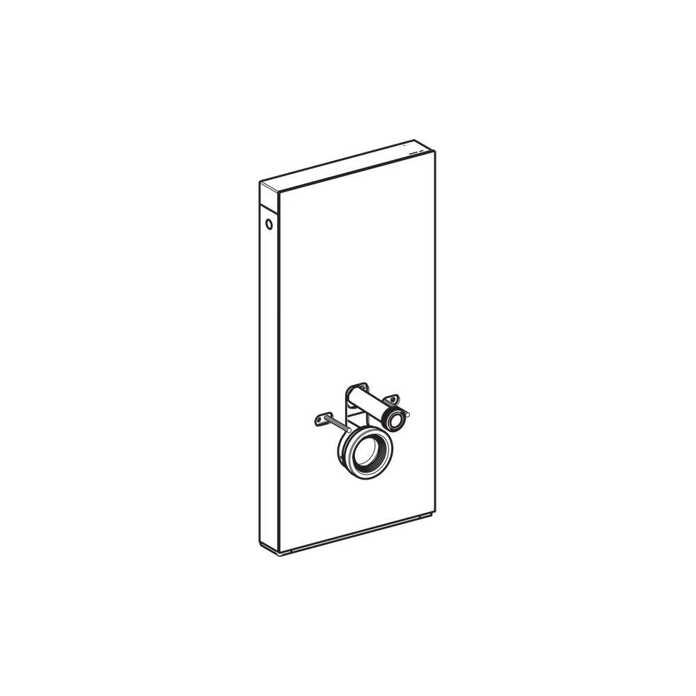 Модул Geberit Monolith Plus за WC с височина 101 см, бял