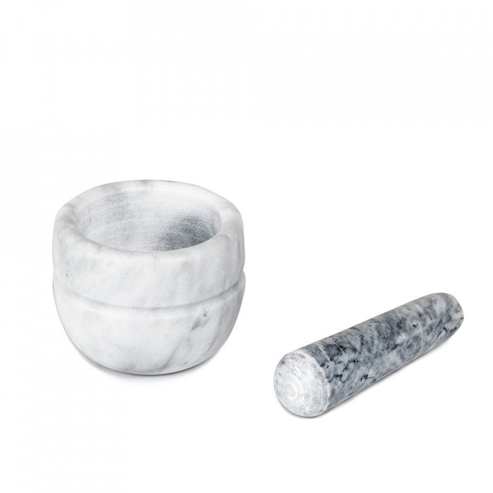 Мозар от мрамор Luigi Ferrero FR-898GR Ø8,9xH8cm, светло сив 1004805