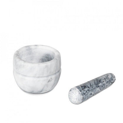 Мозар от мрамор Luigi Ferrero FR-898GR Ø8,9xH8cm, светло сив 1004805