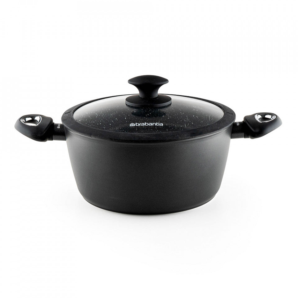 Тенджера Brabantia Rock 24cm 4.2L с капак 650563