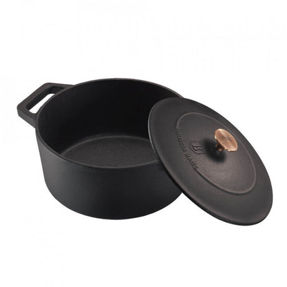 Гърне с капак 20 см от чугун Black Rose Collection Berlinger Haus BH 6491