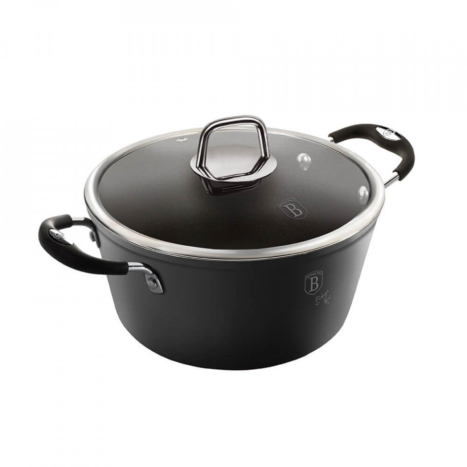 Тенджера с капак Black Professional Line BerlingerHaus BH 6122