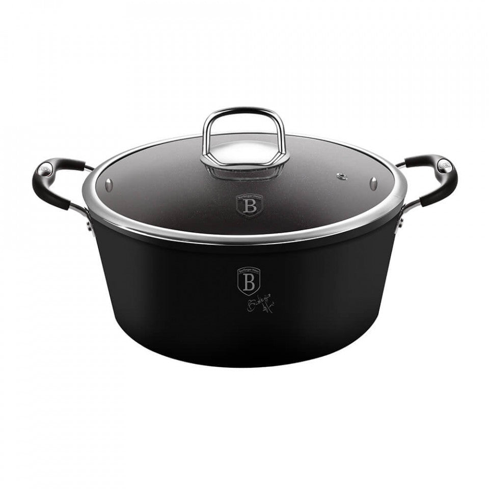 Тенджера с капак Black Professional Line BerlingerHaus BH 6123