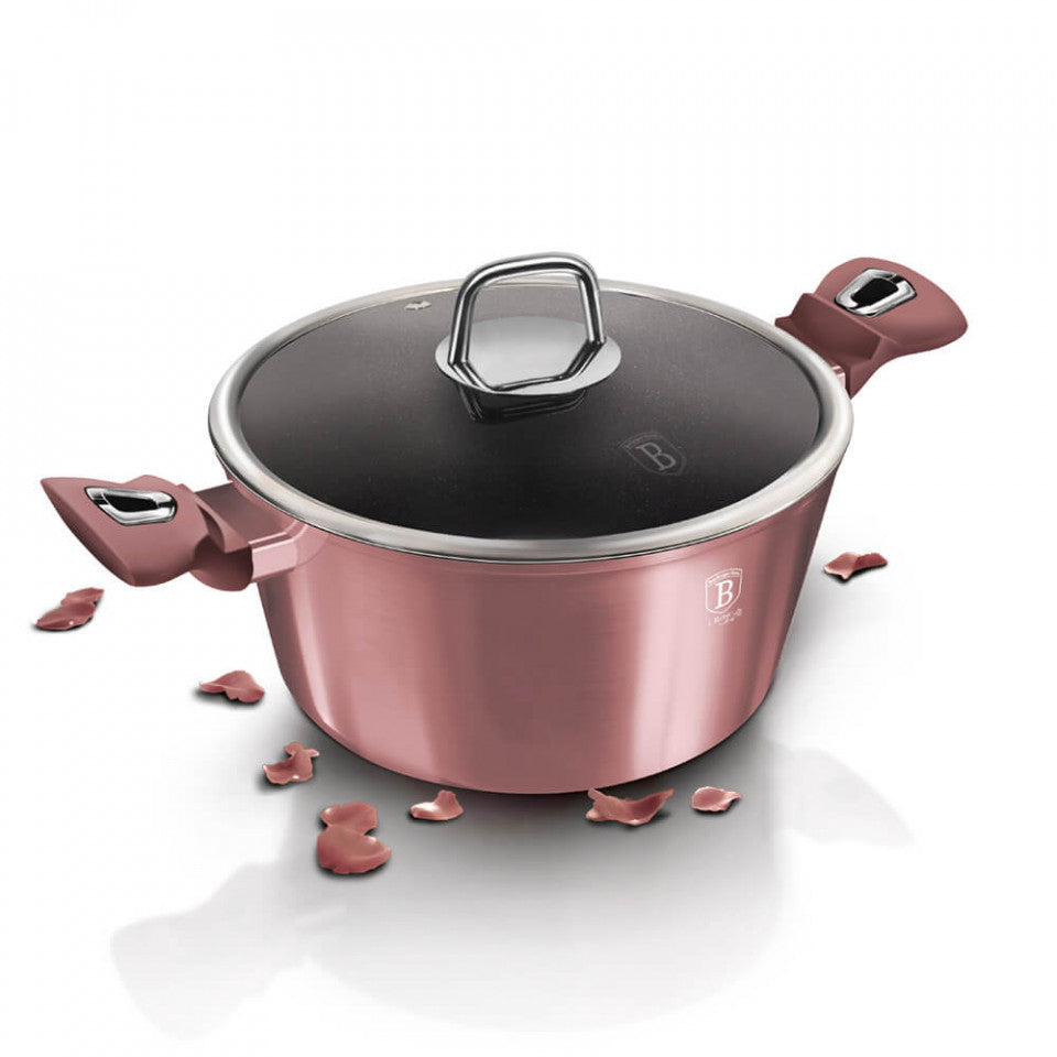 Тенджера с капак I-Rose Collection BerlingerHaus BH 6034