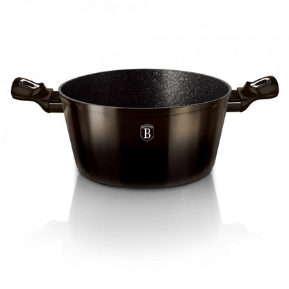 Съд с капак Metallic Line Shiny Black Edition BerlingerHaus BH 6605