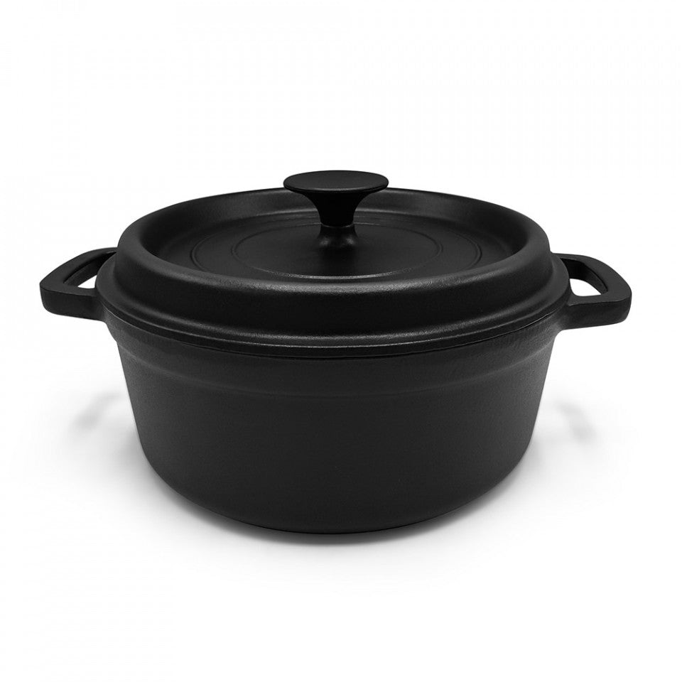 Съд с капак Muhler Tika MR-2048CI 20x10cm, 2L, чугун 1004989
