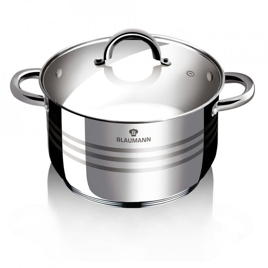 Съд с капак от неръждаема стомана 18 см Gourmet Line Blaumann BL 1019