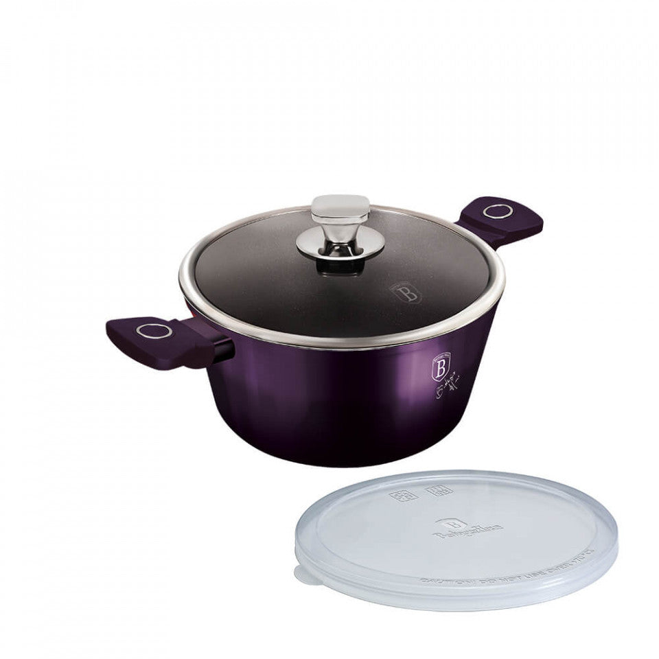 Тенджера с капак Purple Eclipse Collection BerlingerHaus BH 6628