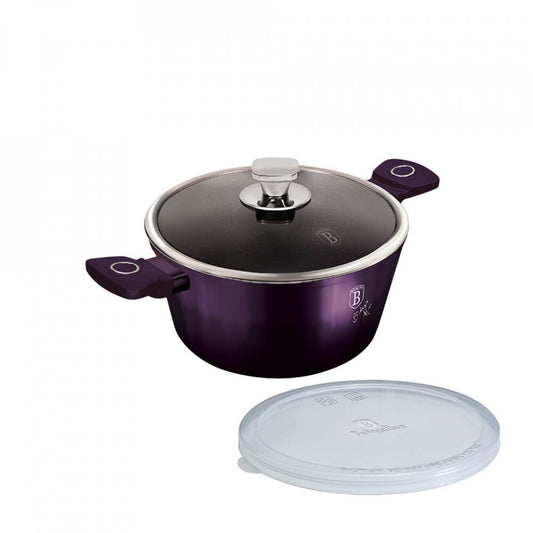 Тенджера с капак Purple Eclipse Collection BerlingerHaus BH 6628