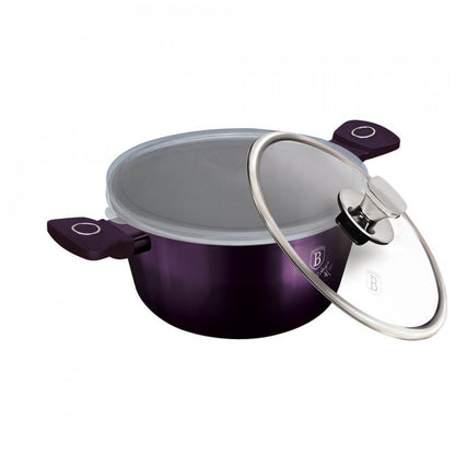 Тенджера с капак Purple Eclipse Collection BerlingerHaus BH 6628