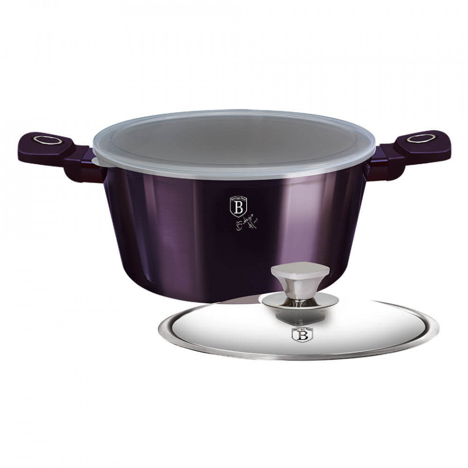 Тенджера с капак Purple Eclipse Collection BerlingerHaus BH 6628