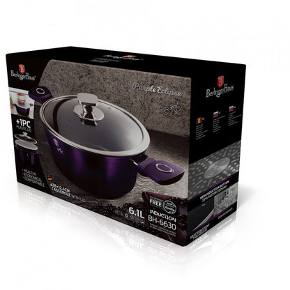 Тенджера с капак Purple Eclipse Collection BerlingerHaus BH 6628
