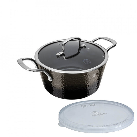 Тенджера с капак Shine Basalt Collection BerlingerHaus BH 6652