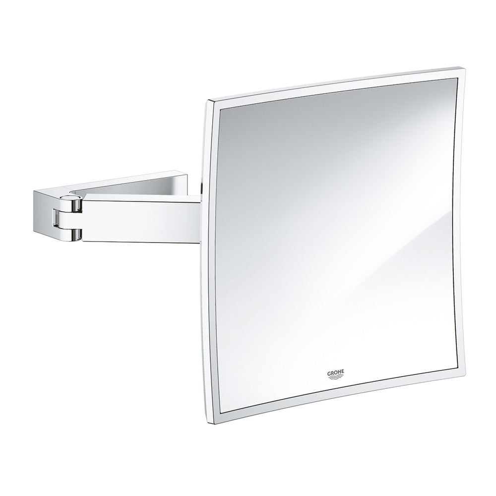 Grohe Selection Cube Chrome Cosmetic Mirror