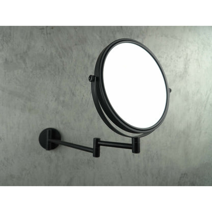 Mirror with movable arm Deante Round black