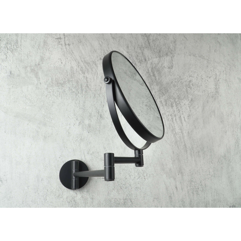 Mirror with movable arm Deante Round black