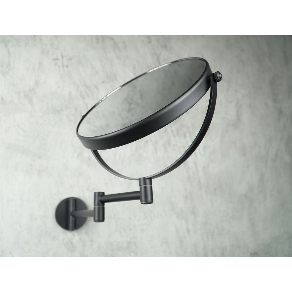 Mirror with movable arm Deante Round black