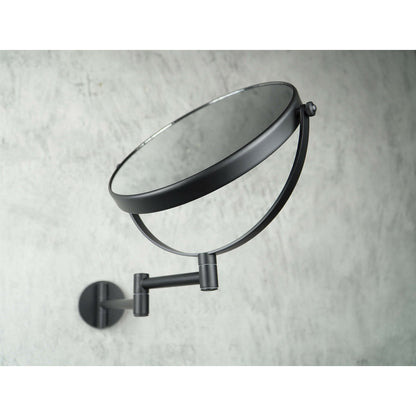 Mirror with movable arm Deante Round black
