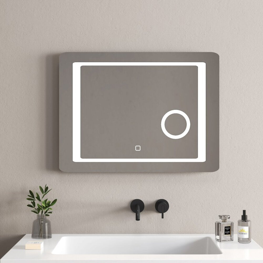 Огледало с осветление Inter Ceramic правоъгълно 80x60 cm