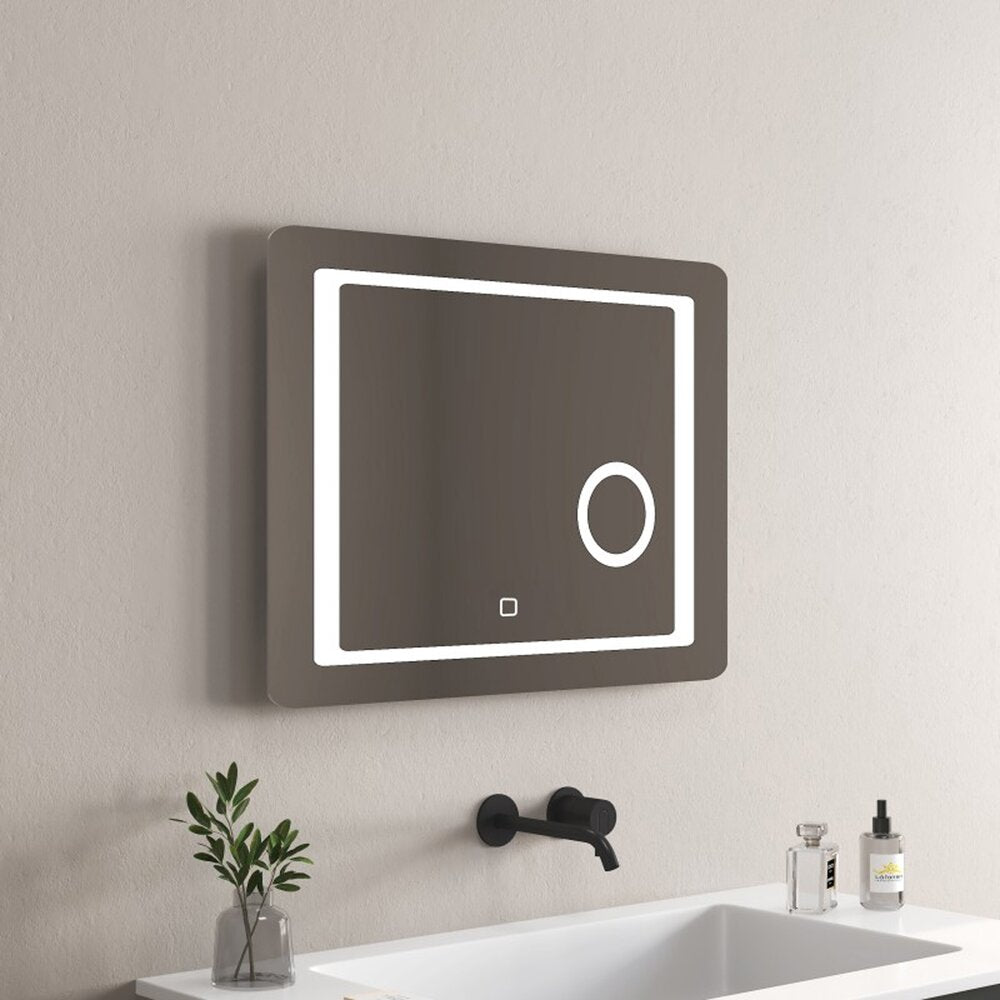 Огледало с осветление Inter Ceramic правоъгълно 80x60 cm