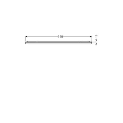Огледало с LED осветление и противозамъгляваща функция Geberit Xeno2 140 см