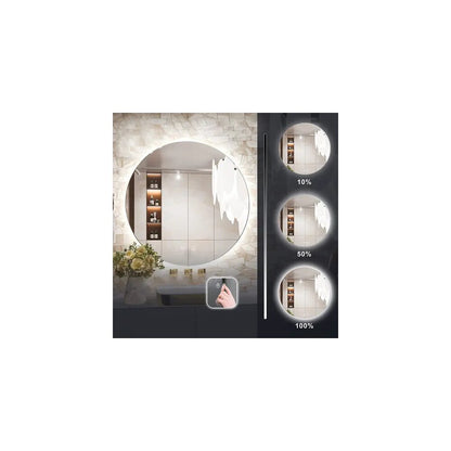 Огледало с LED осветление Tutumi 50x50 cm HZJ050