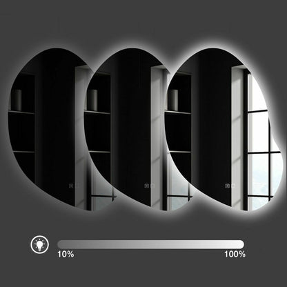 LED осветена огледало Tutumi 80x60 см CLOUD C