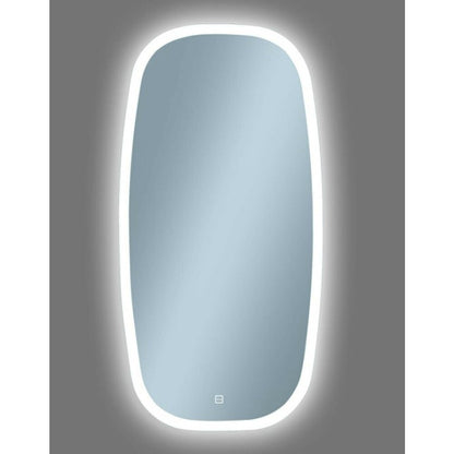 LED огледало Venti Breza 90 см x 45 см черно
