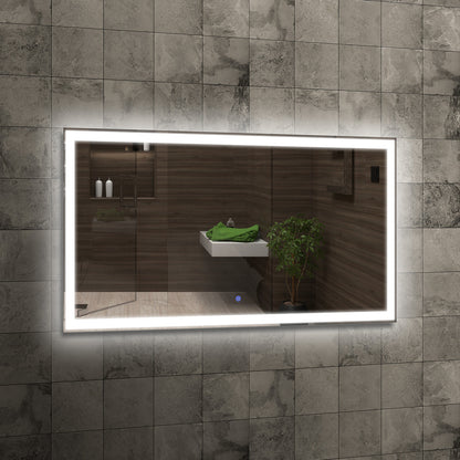 Venti Libra LED Illuminated Mirror 120x60x2.5 cm