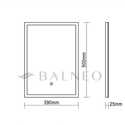 Огледало с осветление и антифог Balneo Cosmo 39x50 cm