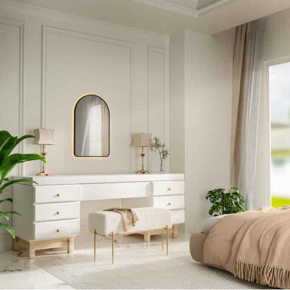 Огледало с осветление и антифог Fluminia Gaudi 50x80 cm матово черно покритие