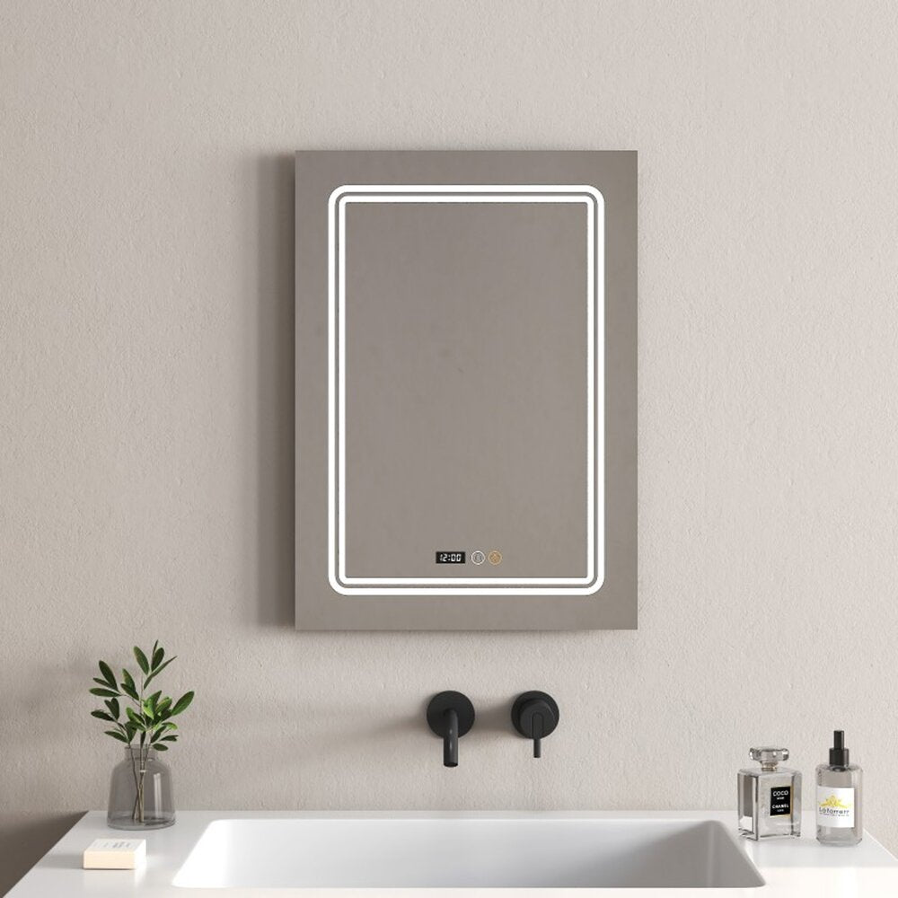 Огледало с осветление и антифог Inter Ceramic 50x70 см правоъгълно