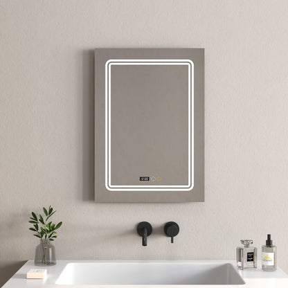 Огледало с осветление и антифог Inter Ceramic 50x70 см правоъгълно