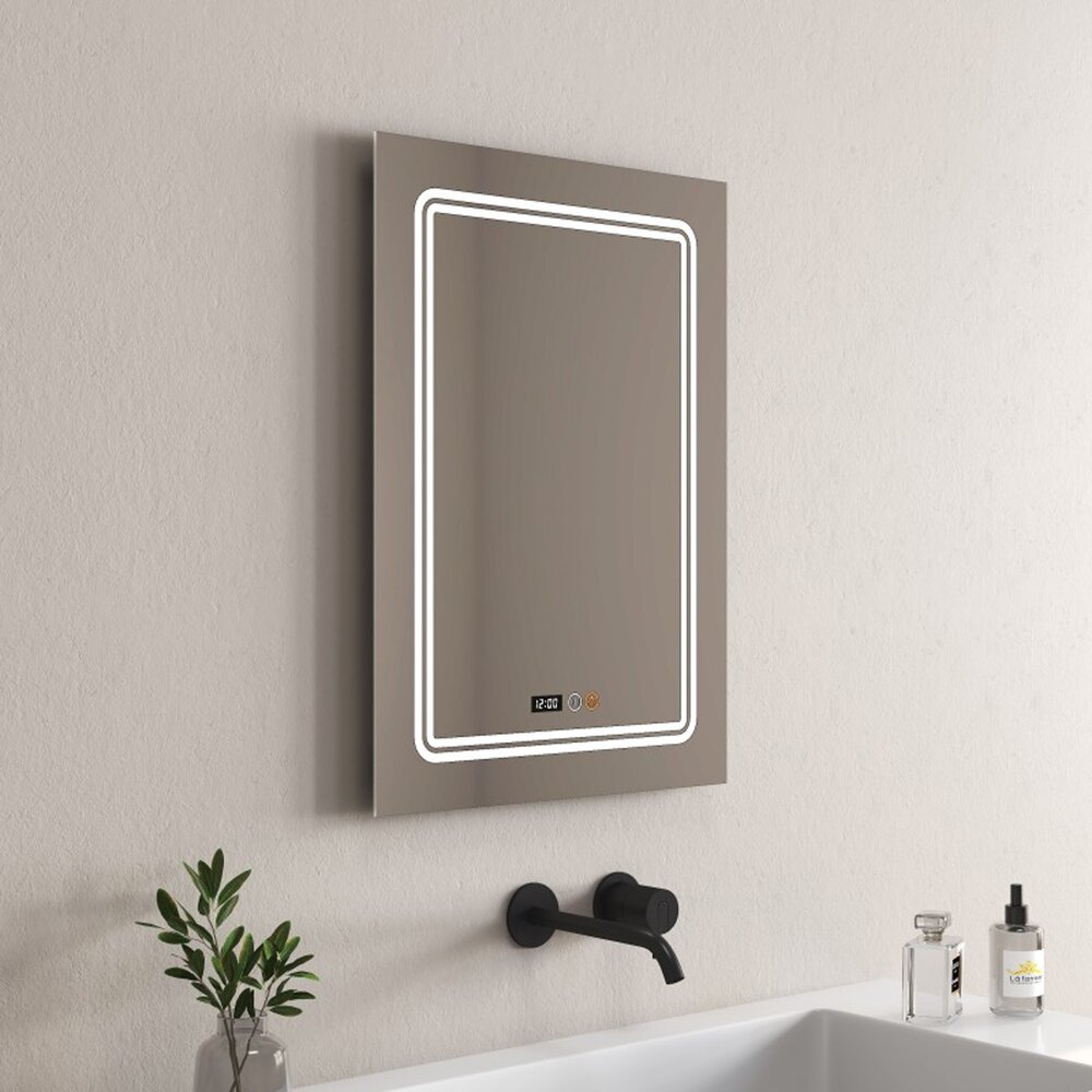 Огледало с осветление и антифог Inter Ceramic 50x70 см правоъгълно