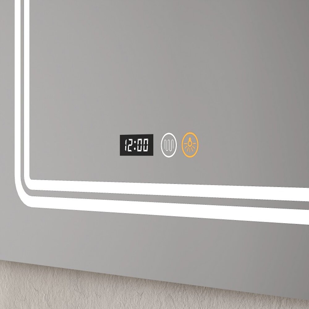 Огледало с осветление и антифог Inter Ceramic 50x70 см правоъгълно