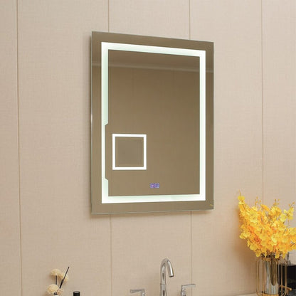 Огледало с осветление и противозапотяване Inter Ceramic правоъгълно 60x80 cm хром гланц