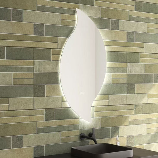 Огледало с осветление и антифог Inter Ceramic Fiorella асиметрично 50x100 cm