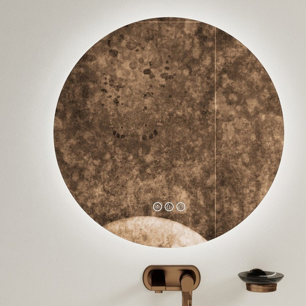 Огледало с осветление и антифог Inter Ceramic Marco кръгло 80 cm
