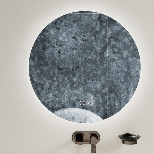 Огледало с осветление и антифог Inter Ceramic Vittorio кръгло 80 cm