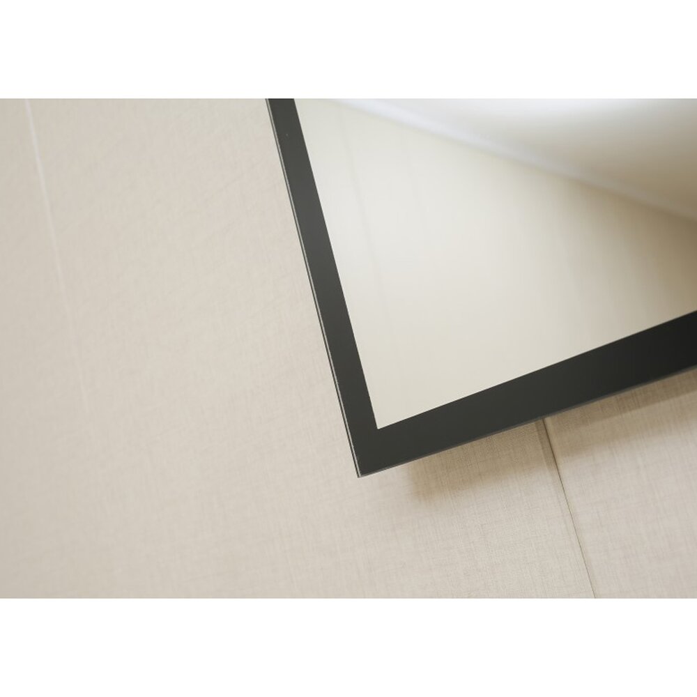 Правоъгълно огледало Inter Ceramic 60x90 cm матово черно